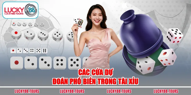 Các cửa dự đoán phổ biến trong tài xỉu